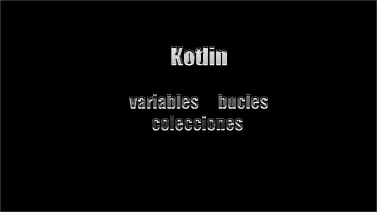 Aprender Kotlin