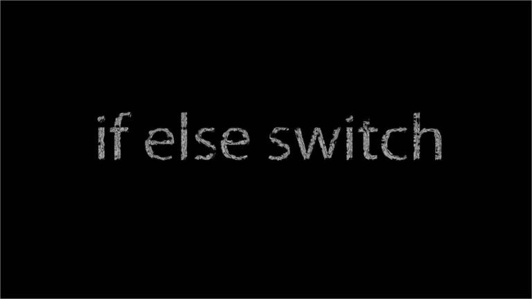 if-else-switch C#