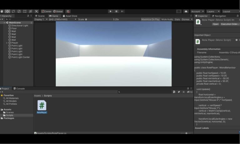 Unity 3D Rotar Player