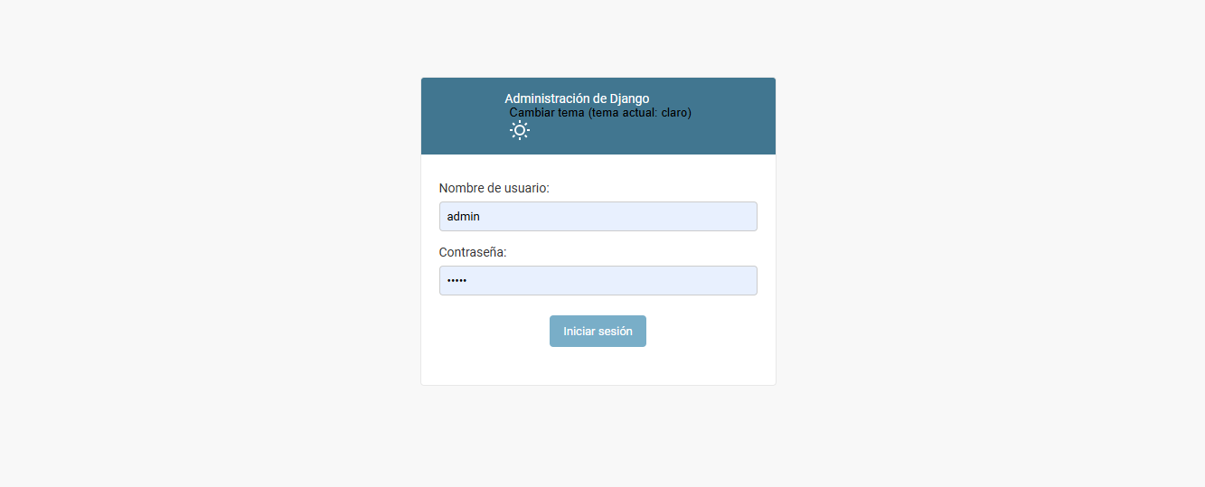 Admin Django